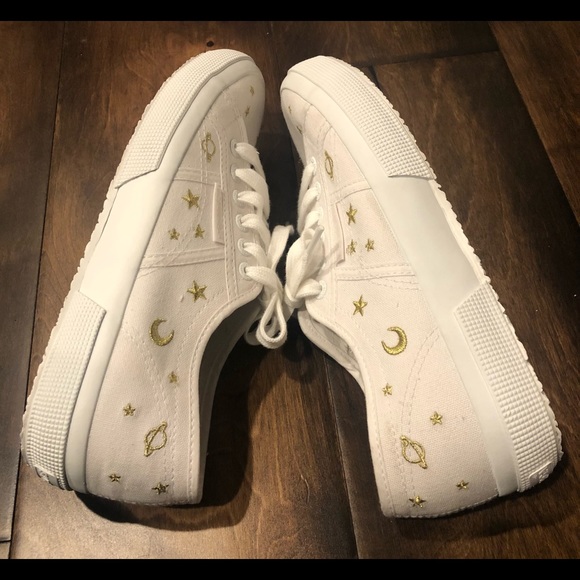SUPERGA 2750 EMBCOTTON Sneaker in Stars ✨ NWOT - Picture 6 of 16